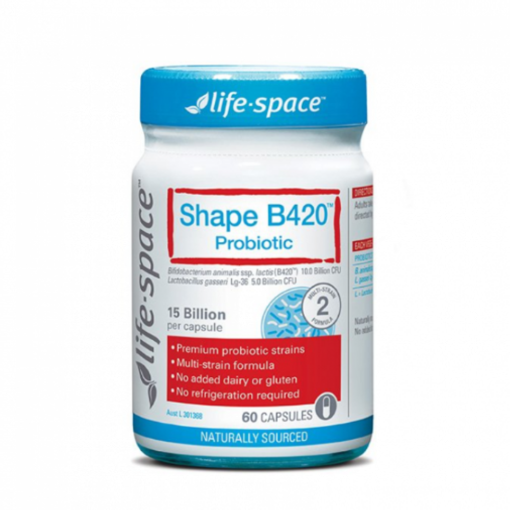 Life Space 塑身B420益生菌消化 60粒