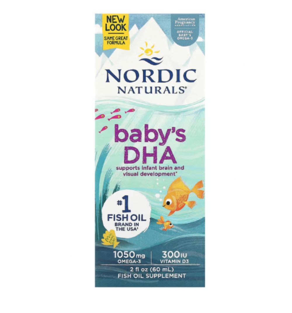 Nordic Naturals 挪威小鱼 婴儿DHA滴剂 60ml