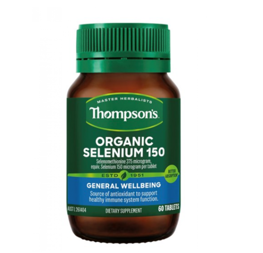 Thompson's 汤普森 新西兰 有机抗氧化硒片剂 60片