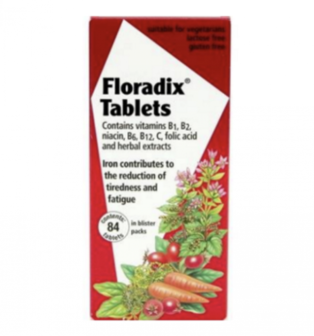 FLORADIX 红印铁元片 84片