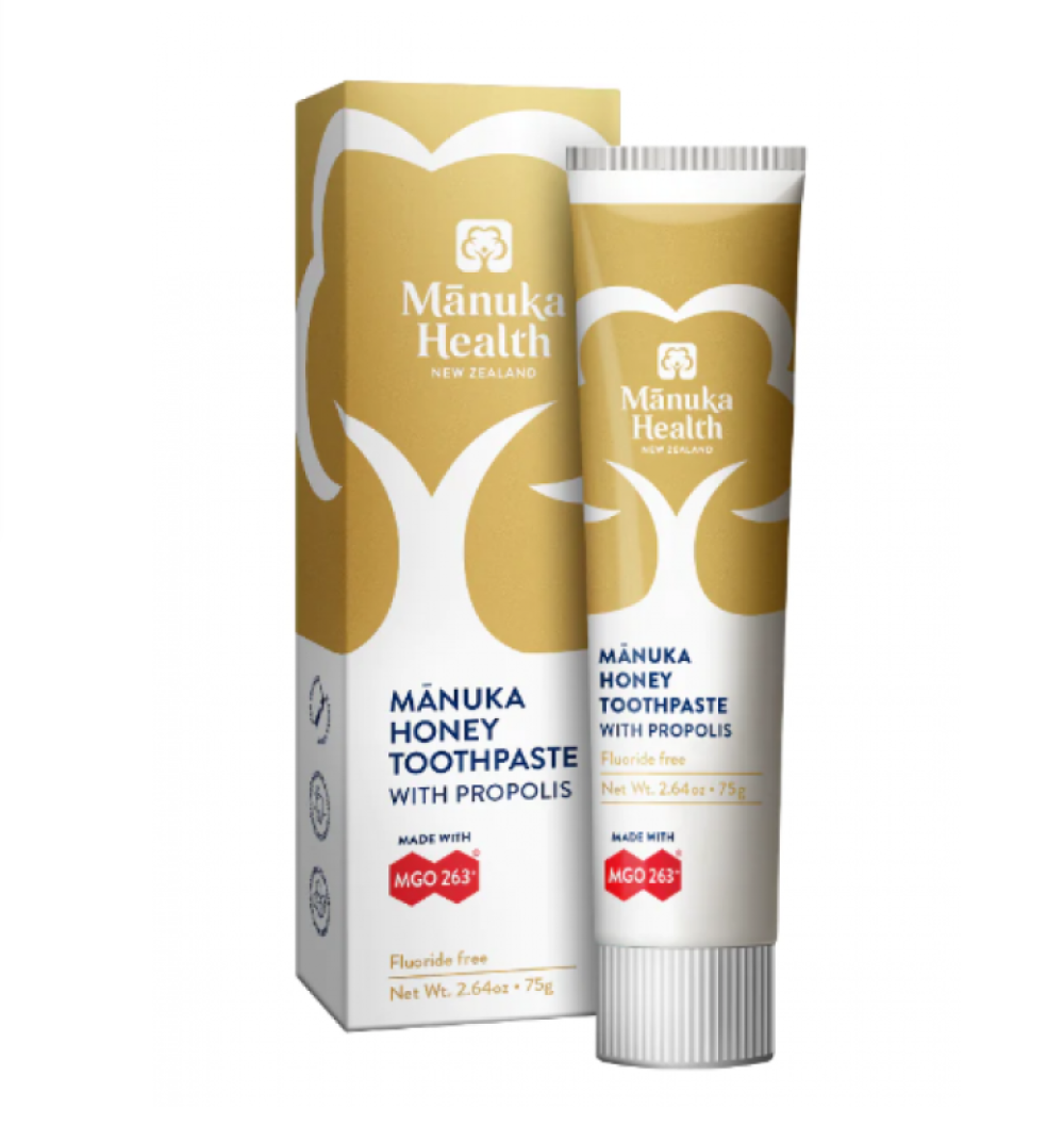 Manuka Health  蜜纽康 麦卢卡蜂蜜蜂胶牙膏 75克新包装