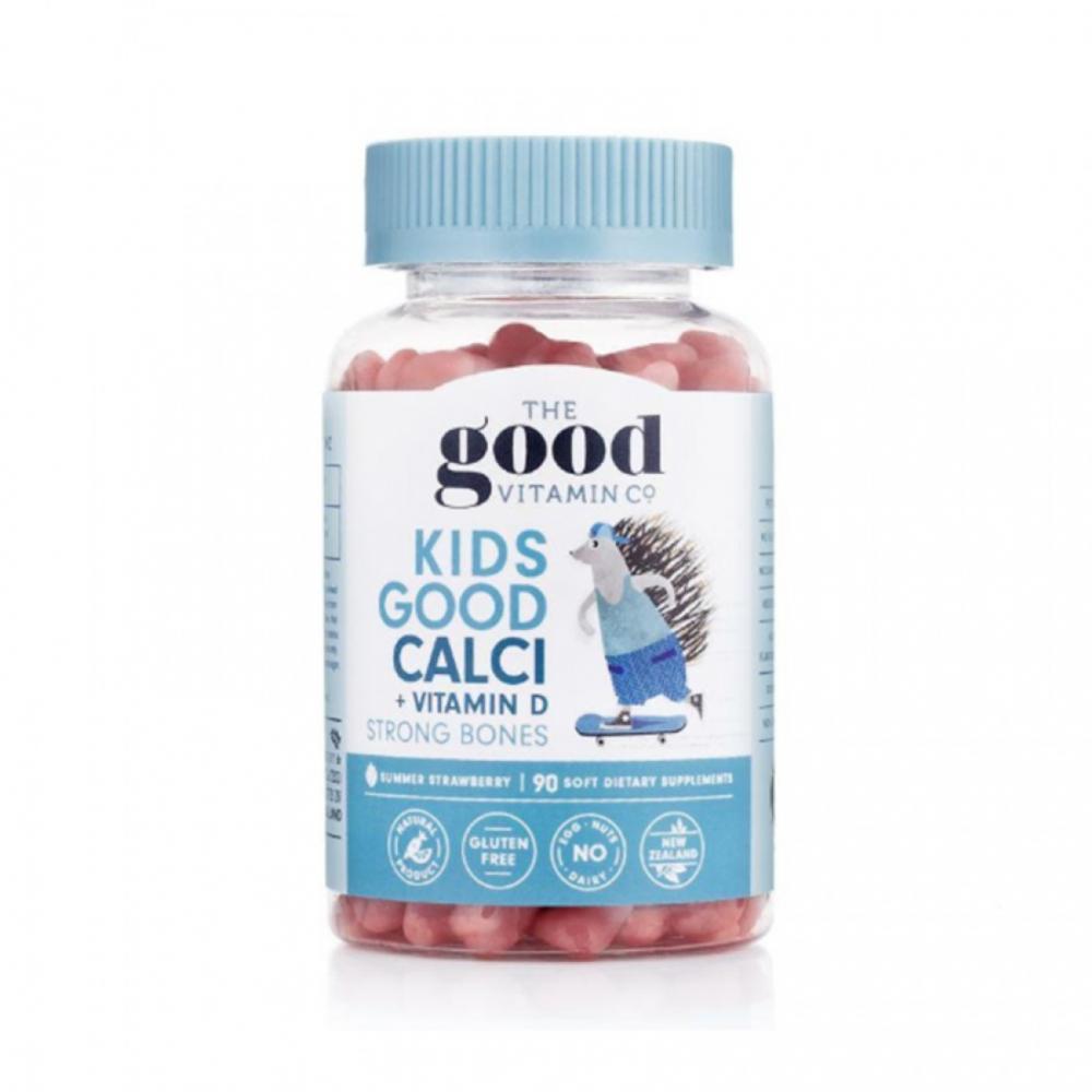 The Good Vitamin CO 儿童钙+维D软糖 强壮骨骼 草莓味 90粒