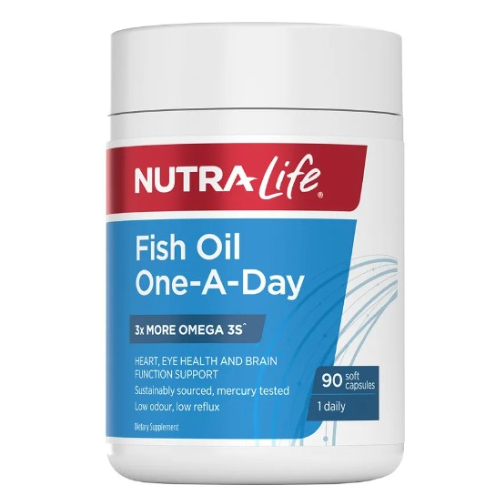 Nutralife 纽乐 鱼油浓缩无味日服型 三倍EPA&DHA含量 90粒包装