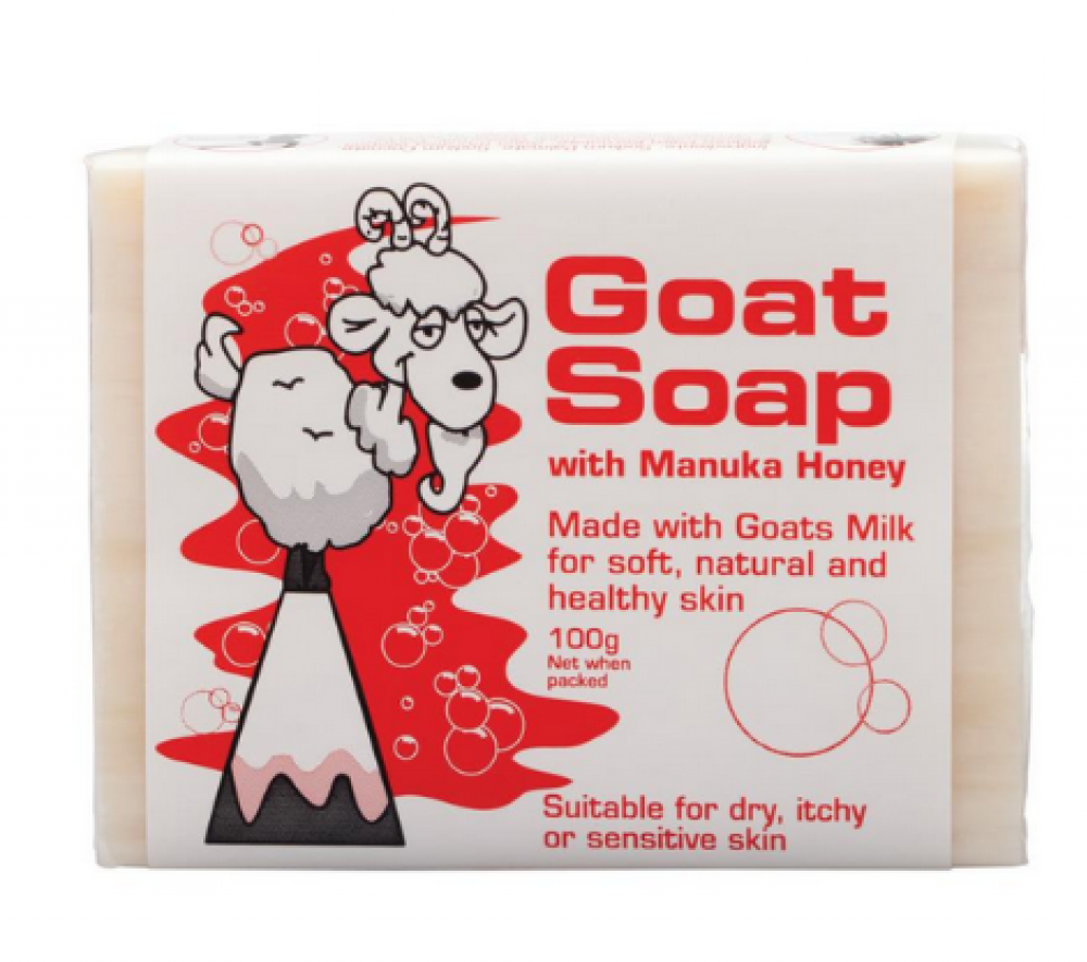 Goat Milk 纯天然羊奶皂（麦卢卡蜂蜜味）100克