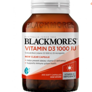 Blackmores 澳佳宝维他命D3胶囊1000IU 200粒