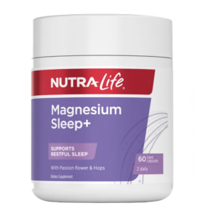 Nutra life magnesium sleep+ 60c 纽乐镁助眠片 60粒
