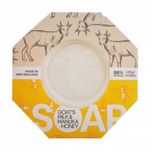Parrs goat milk & manuka honey soap 140g 帕氏 天然麦卢卡蜂蜜羊奶皂 140g