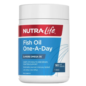 Nutralife 纽乐 鱼油浓缩无味日服型 三倍EPA&DHA含量 90粒包装